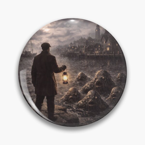 Item preview, Vintage Lovecraft Cosmic Horror Book Cover Art Prints designed and sold by PinUpPizzazz.