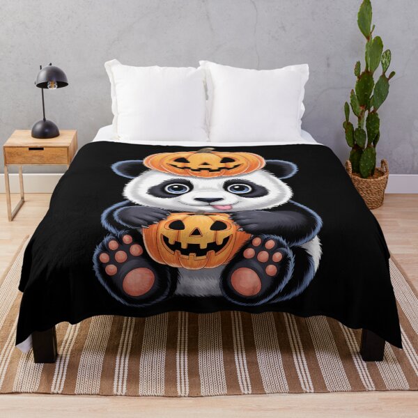 Item preview, Panda Halloween Panda Pumpkin Halloween Panda Lover designed and sold by EllenJast.