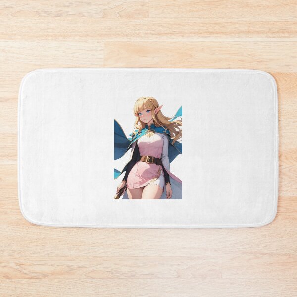 Item preview, Princess Zelda Breath of the Wild Inspired – Blonde Elf Fantasy Anime Art designed and sold by iloveanimechibi.