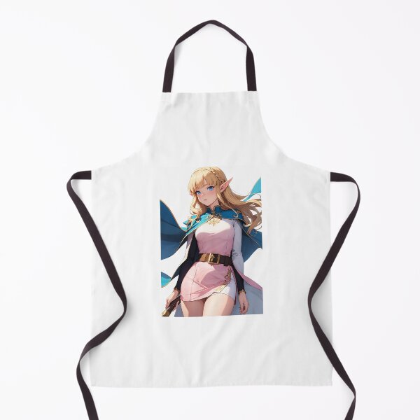 Item preview, Princess Zelda Breath of the Wild Inspired – Blonde Elf Fantasy Anime Art designed and sold by iloveanimechibi.
