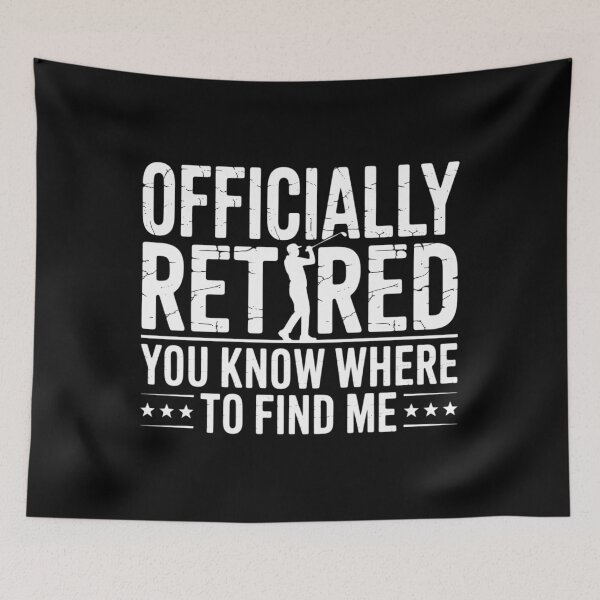 Item preview, Officially Retired Gifts Golf Dad Golfing Retirement Golfer designed and sold by EllenJast.