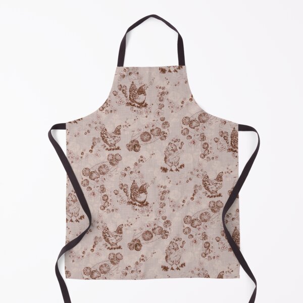 Item preview, French Country Chicken Chinoiserie - Mocha Mousse Blush designed and sold by LoveAlways-AEP.