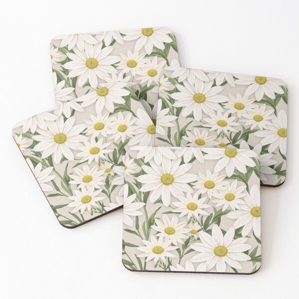 Item preview, Elegant Edelweiss Floral Seamless Pattern designed and sold by wandart00.