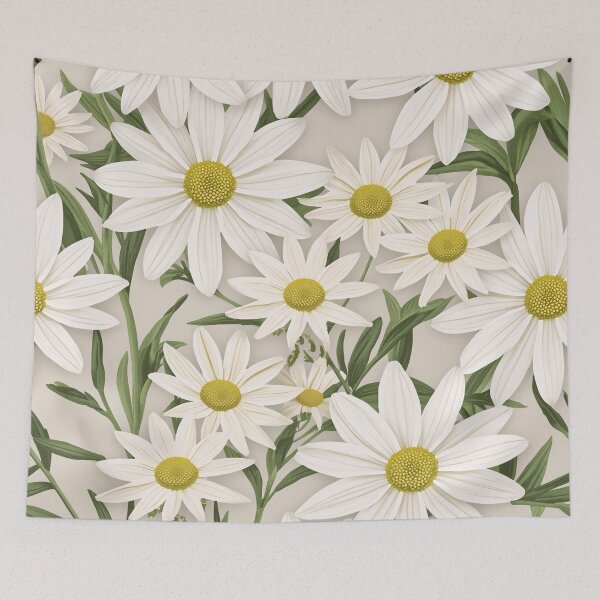 Item preview, Elegant Edelweiss Floral Seamless Pattern designed and sold by wandart00.