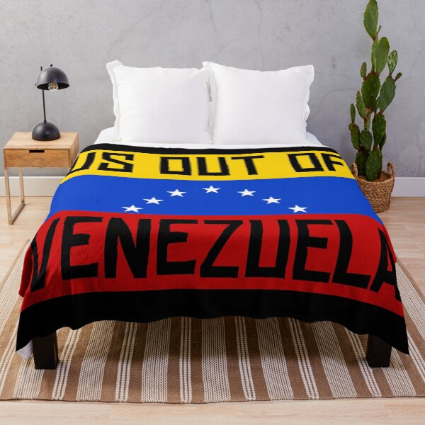 Item preview, US Out Of Venezuela Flag designed and sold by irregulargoods.