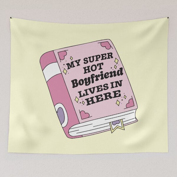 Item preview, My super hot boyfriend lives in here designed and sold by BrownHorse90s.