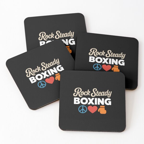 Item preview, Peace Love Rock Boxing Parkinson's designed and sold by EllenJast.