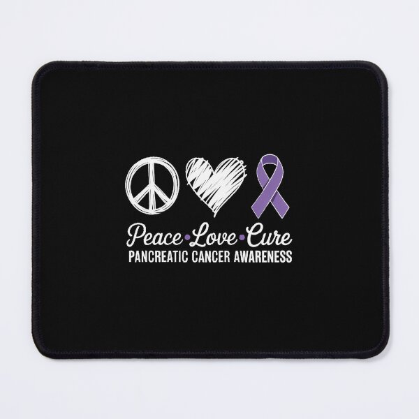 Item preview, Pancreatic Peace Love Cure Gift Product For Cancer Awareness designed and sold by EllenJast.