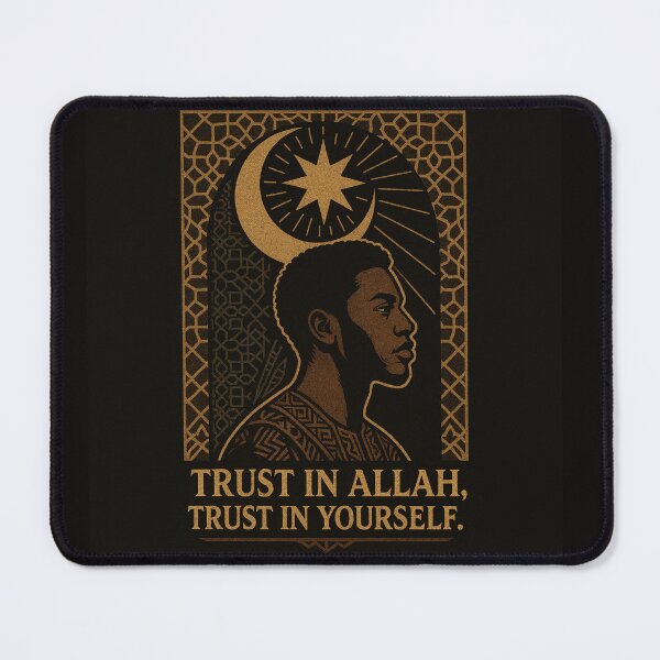 Item preview, Trust in Allah, Trust in Yourself – Afro-Islamic Power Art   designed and sold by XyoticStudios.