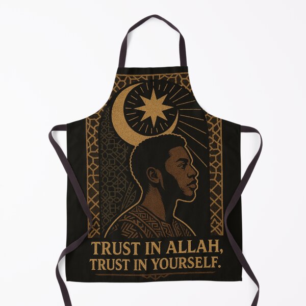 Item preview, Trust in Allah, Trust in Yourself – Afro-Islamic Power Art designed and sold by XyoticStudios.