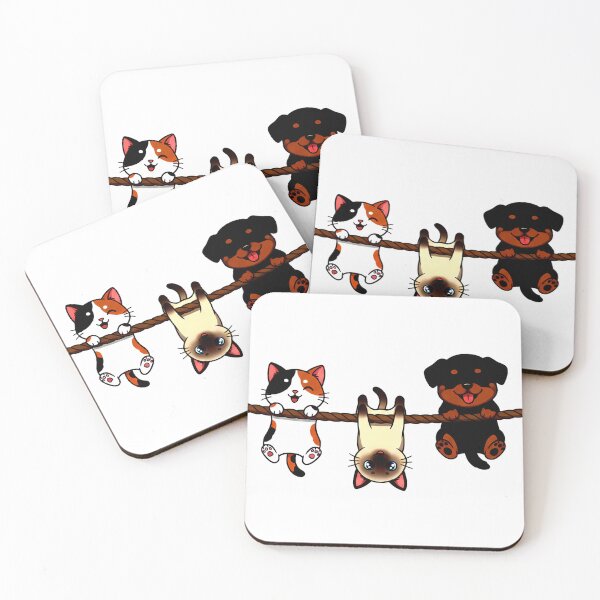 Item preview, Rope Buddies: Calico Cat, Siamese Acrobat & Happy Pup designed and sold by meesub.