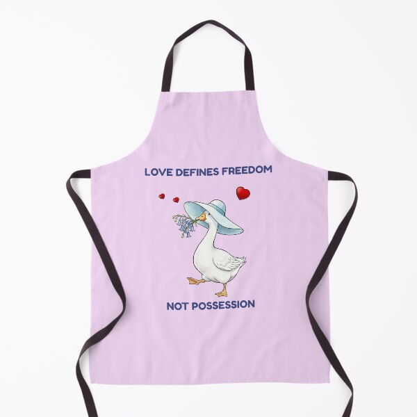 Item preview, Love Defines Freedom Cute Goose - Whimsical Minimalist designed and sold by INNERSELFART.