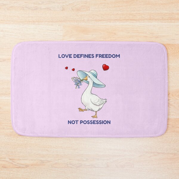 Item preview, Love Defines Freedom Cute Goose - Whimsical Minimalist designed and sold by INNERSELFART.