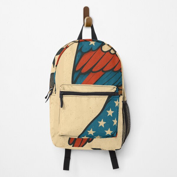 Item preview, Patriotic Parrot Saying “EXPIRED” – Bold Vintage American Style designed and sold by NomadUSArt.