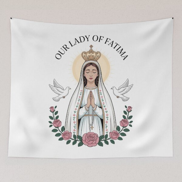 Item preview, Our Lady of Fatima Mother Mary Saint Catholic for Women designed and sold by EllenJast.