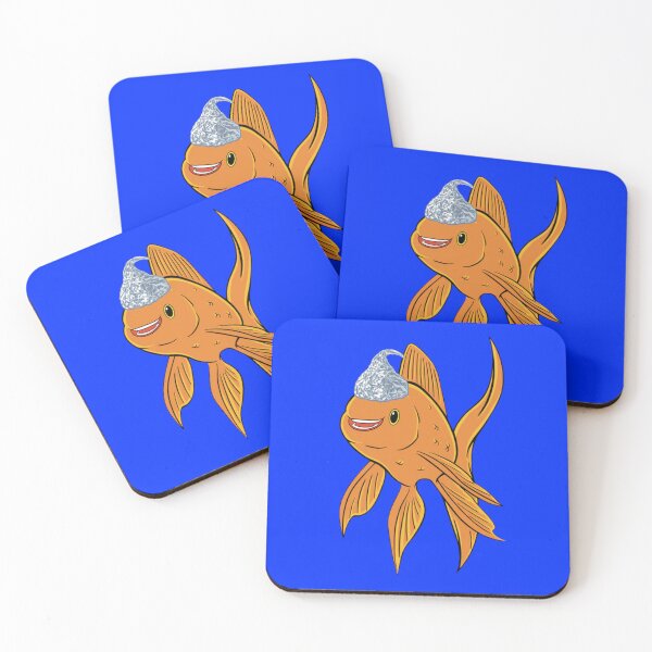 Item preview, Tin Foil Hat Fish – Funny Conspiracy Cartoon Fish Fan Art Inspired by WF designed and sold by SeriouslyArtistical.