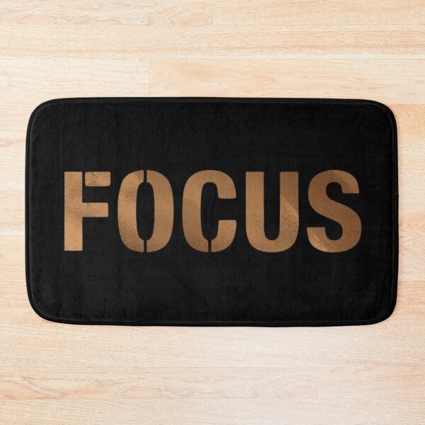 Item preview, Bold Metallic Bronze Focus Motivational Typography designed and sold by LakLuxe studio .