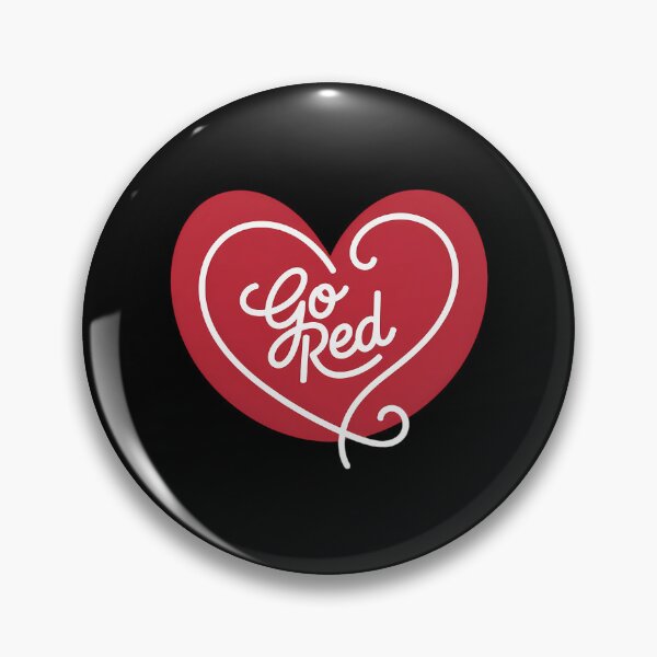 Item preview, February Heart Disease Awareness Month Red Heart American designed and sold by EllenJast.