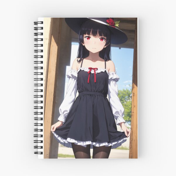 Item preview, Ruri Gokou Kuroneko Kaiser – Gothic Lolita Black Hair Anime Girl Art designed and sold by iloveanimechibi.