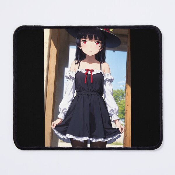 Item preview, Ruri Gokou Kuroneko Kaiser – Gothic Lolita Black Hair Anime Girl Art designed and sold by iloveanimechibi.