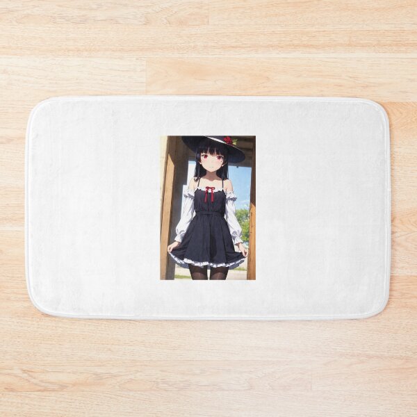 Item preview, Ruri Gokou Kuroneko Kaiser – Gothic Lolita Black Hair Anime Girl Art designed and sold by iloveanimechibi.