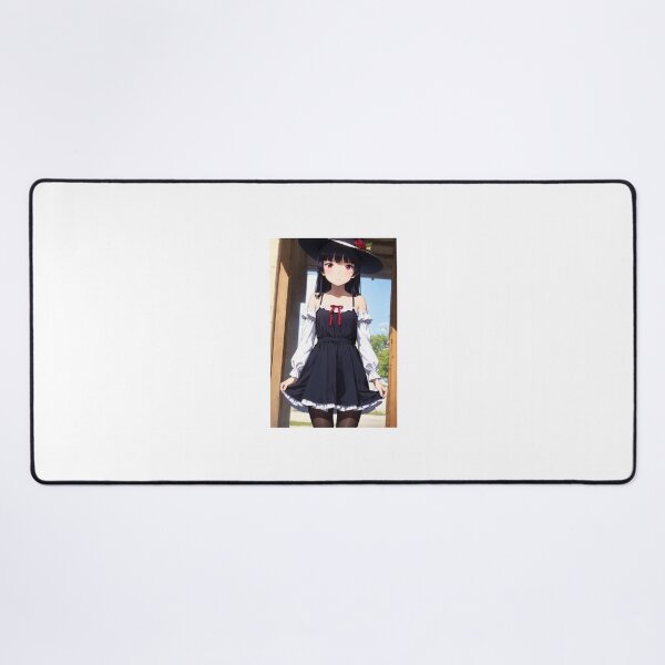 Item preview, Ruri Gokou Kuroneko Kaiser – Gothic Lolita Black Hair Anime Girl Art designed and sold by iloveanimechibi.