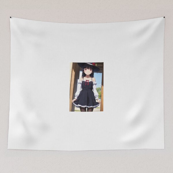 Item preview, Ruri Gokou Kuroneko Kaiser – Gothic Lolita Black Hair Anime Girl Art designed and sold by iloveanimechibi.