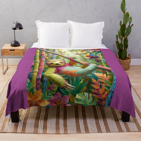 Item preview, Origami Sloth and Toucan in Origami Amazon Rainforest designed and sold by Tridentulus.