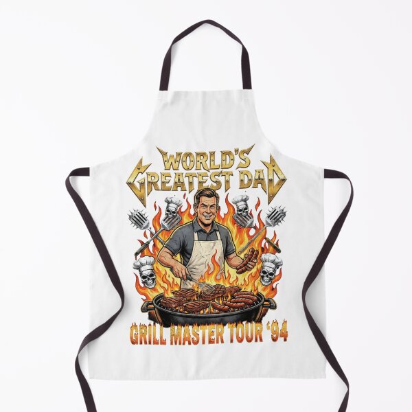 Item preview, World's Greatest Dad Grill Master Tour '94 – BBQ Pitmaster Father's Day Vintage Bootleg Design designed and sold by Luminari Creations.