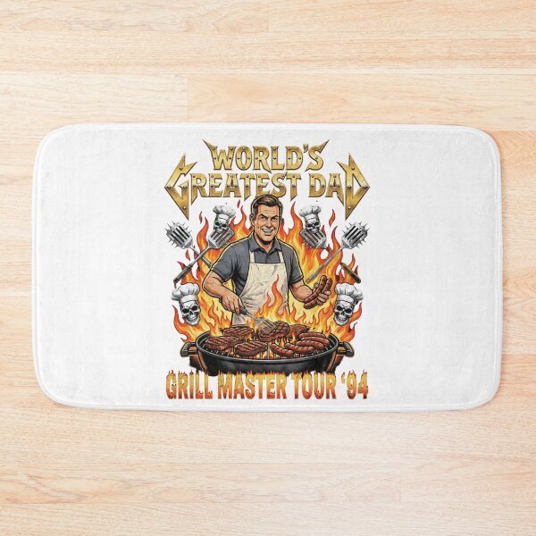 Item preview, World's Greatest Dad Grill Master Tour '94 – BBQ Pitmaster Father's Day Vintage Bootleg Design designed and sold by Luminari Creations.