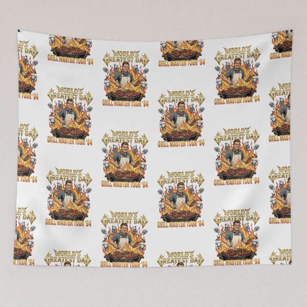 Item preview, World's Greatest Dad Grill Master Tour '94 – BBQ Pitmaster Father's Day Vintage Bootleg Design designed and sold by Luminari Creations.