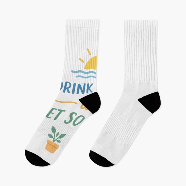 Item preview, Drink Water & Get Some Sun – Self Care Wellness Quote designed and sold by cosmiccircles01.