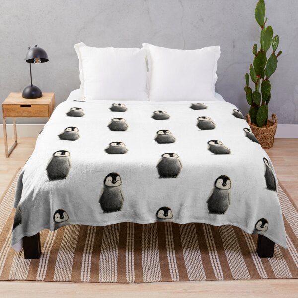Item preview, Sleeping Penguin Chick – Cute penguin illustration in a calm, minimalist style designed and sold by Meiersbeste.