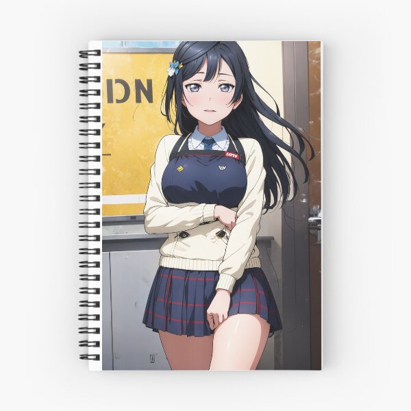 Item preview, Setsuna Yuki Love Live – Black Hair School Idol Red Aesthetic Anime Art designed and sold by iloveanimechibi.
