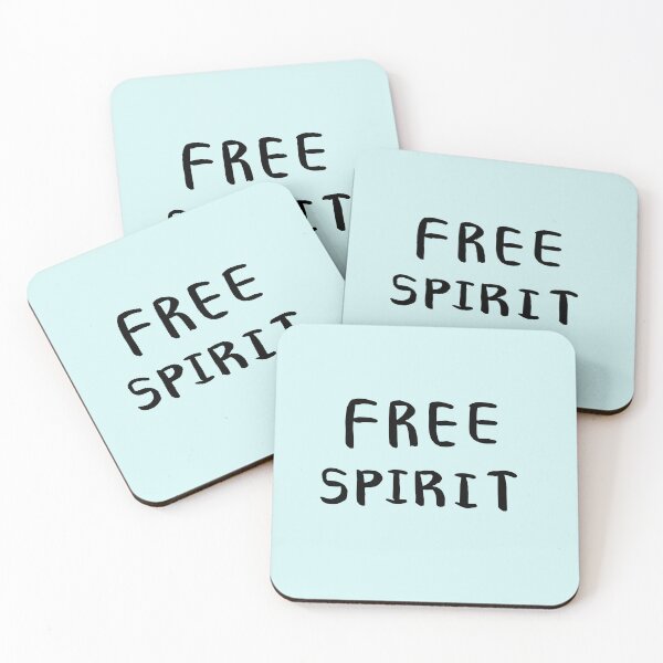 Item preview, Free Spirit Minimalist Handlettered Art - Aesthetic Artist Quote designed and sold by JiJi Art & design.
