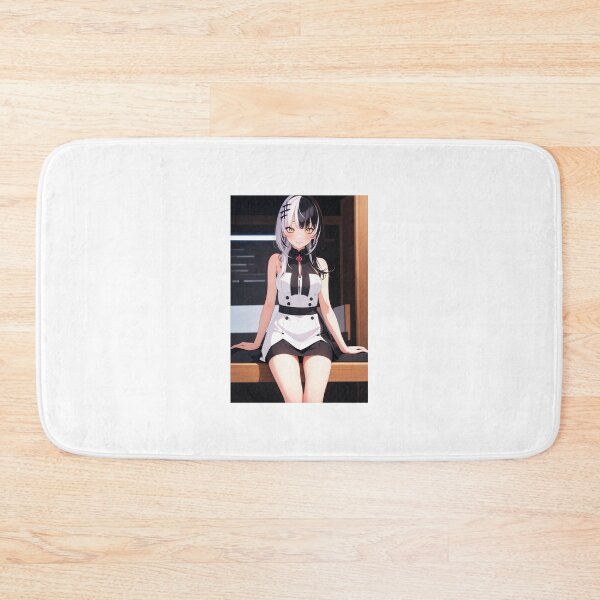 Item preview, Shiori Novella Hololive – Gothic Librarian Black and White Anime Art designed and sold by iloveanimechibi.