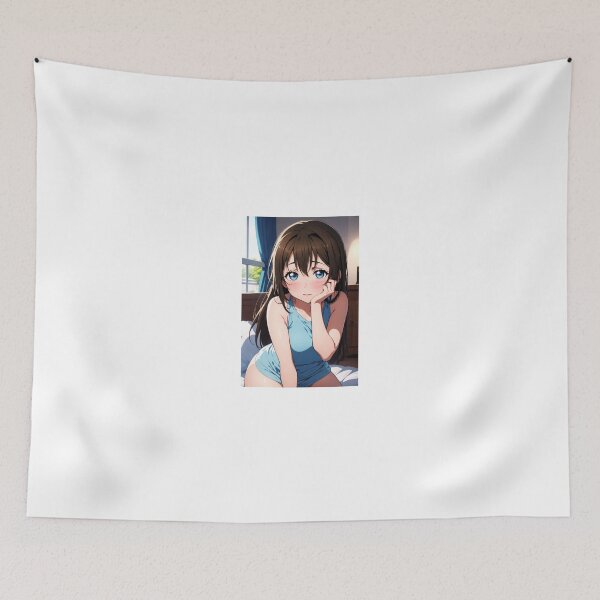 Item preview, Shizuku Osaka Love Live – Brown Hair School Idol Elegant Anime Art designed and sold by iloveanimechibi.