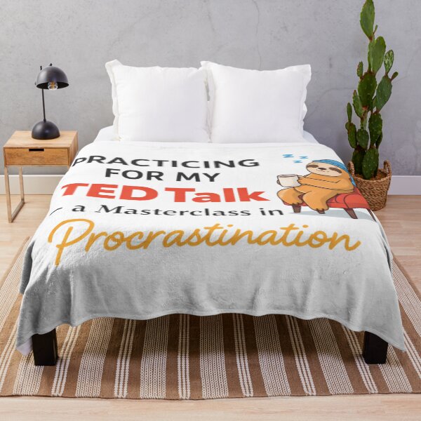 Item preview, Practicing for My TED Talk – A Masterclass in Procrastination designed and sold by cosmiccircles01.