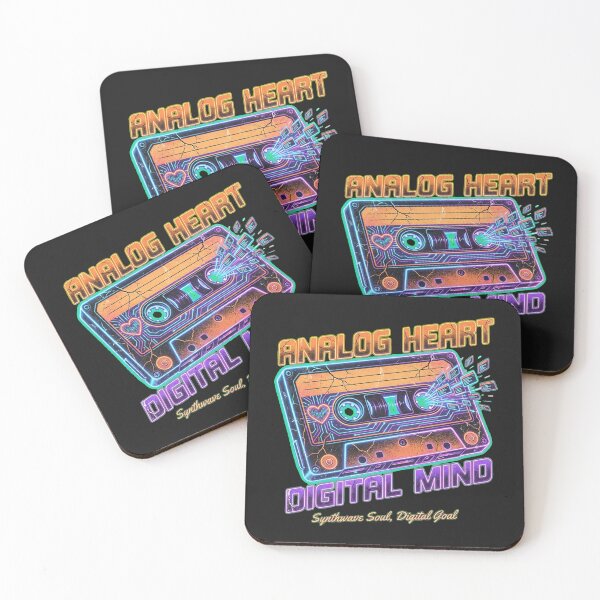 Item preview, Retro Neon Copywriter Cassette Tape Vintage Typography Design designed and sold by Thaivi Design.