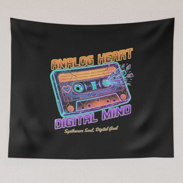 Item preview, Retro Neon Copywriter Cassette Tape Vintage Typography Design designed and sold by Thaivi Design.