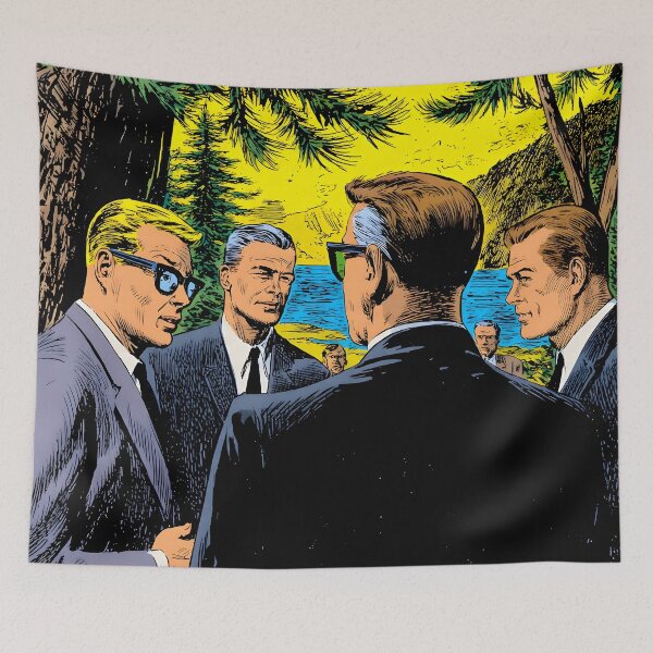 Item preview, Government Men at Maury Island Aftermath designed and sold by IslandIncident.