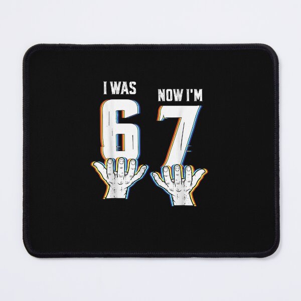 Item preview, Six Seven Meme 7 Year Old Birthday Shirt was 6 Now I'm 7 designed and sold by MatherFisher.
