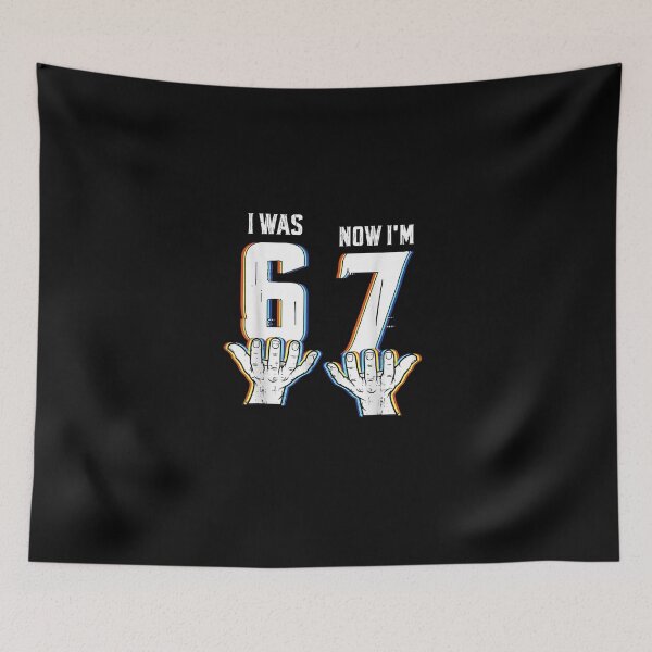 Item preview, Six Seven Meme 7 Year Old Birthday Shirt was 6 Now I'm 7 designed and sold by MatherFisher.