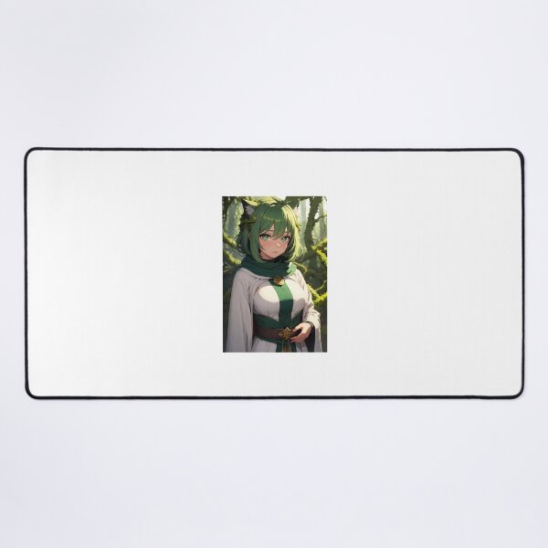 Item preview, Araza Tomomami Fantasy Neko Forest Druid Anime Art designed and sold by iloveanimechibi.