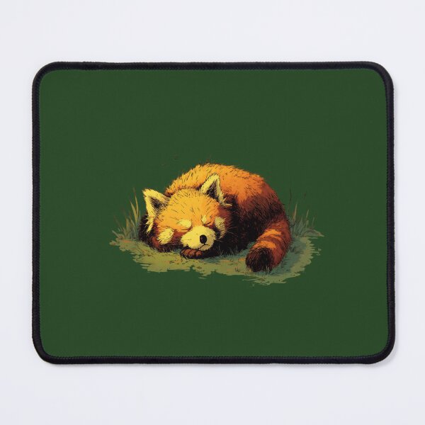 Item preview, Sleeping Red Panda – Cute Cozy Animal Illustration designed and sold by Meiersbeste.