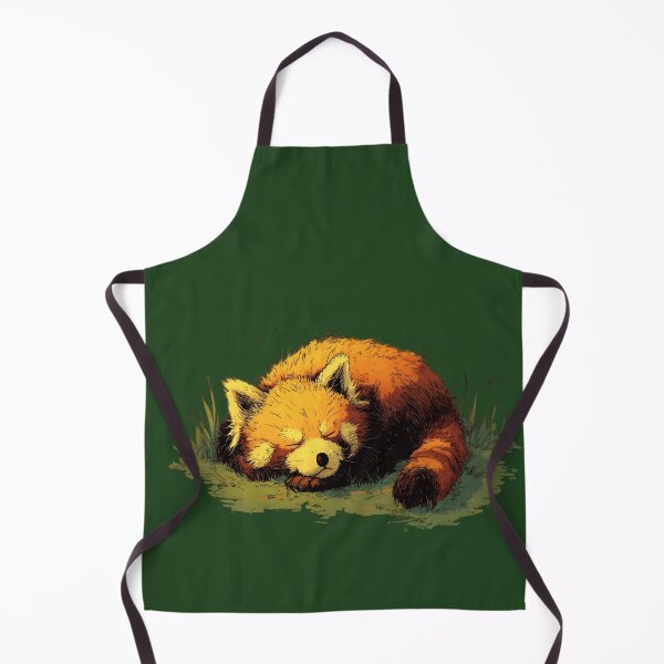 Item preview, Sleeping Red Panda – Cute Cozy Animal Illustration designed and sold by Meiersbeste.