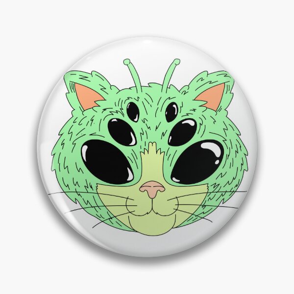 Item preview, Alien Cat Graphic T-Shirt – Surreal Pop Art Cat Illustration, Weird Cute Sci-Fi Aesthetic Tee designed and sold by PopVision.
