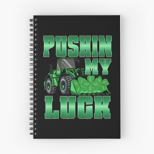Item preview, Pushin' My Luck Tractor St Patrick's Day designed and sold by jayeshainch.
