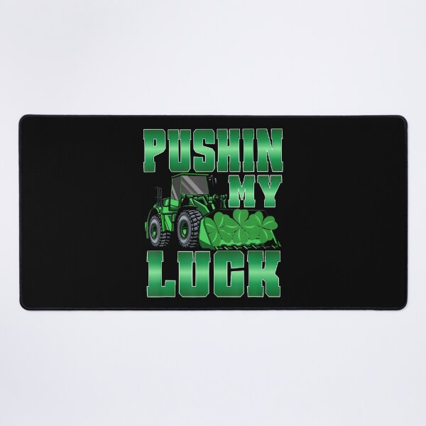 Item preview, Pushin' My Luck Tractor St Patrick's Day designed and sold by jayeshainch.