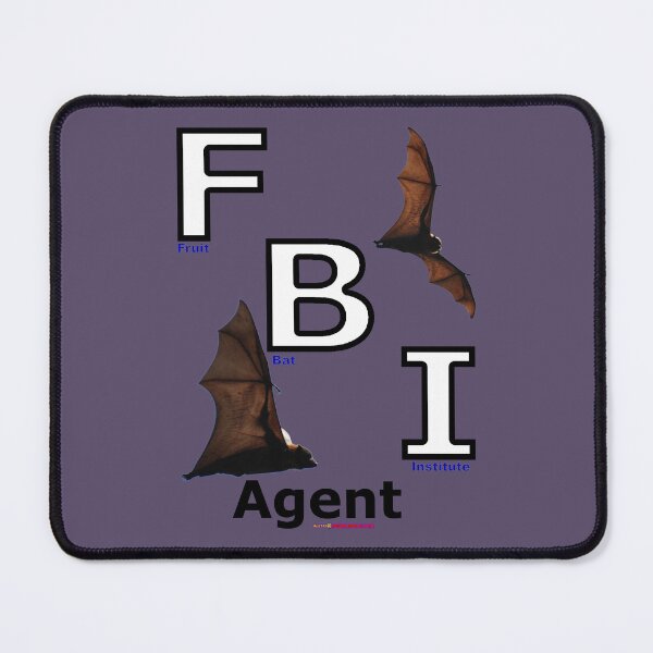 Item preview, FBI (Fruit Bat Institute) Agent -2 Design designed and sold by muz2142.